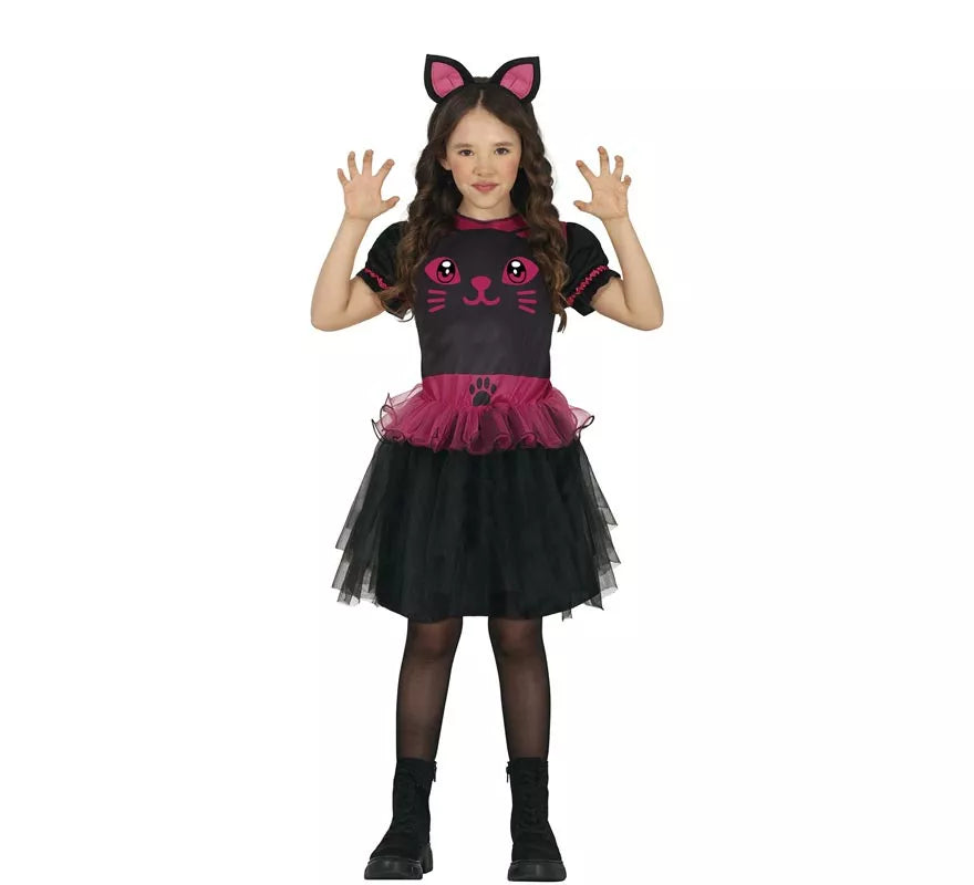 Translation missing: de.Disfraz de Gato Negro Kitty para niña