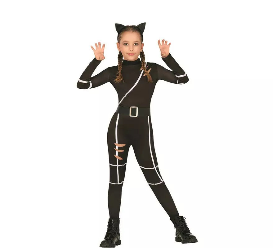 Translation missing: de.Disfraz de Gato negro para niña