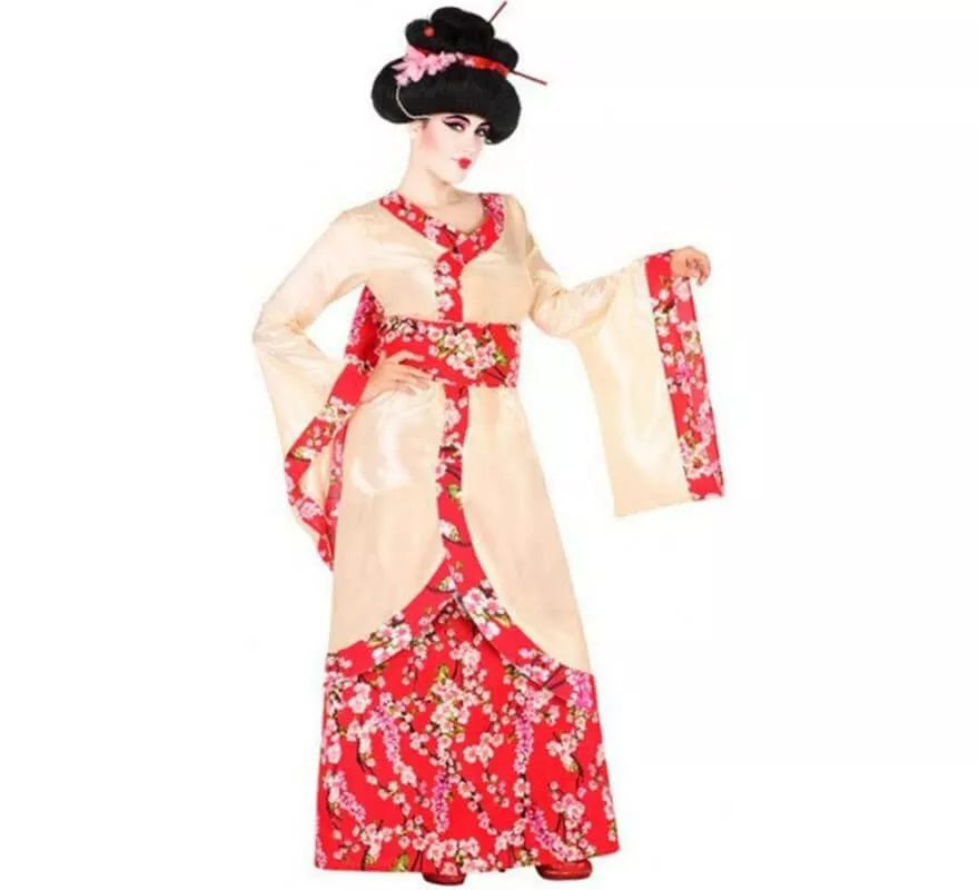 Translation missing: de.Disfraz de Geisha con Flores para mujer