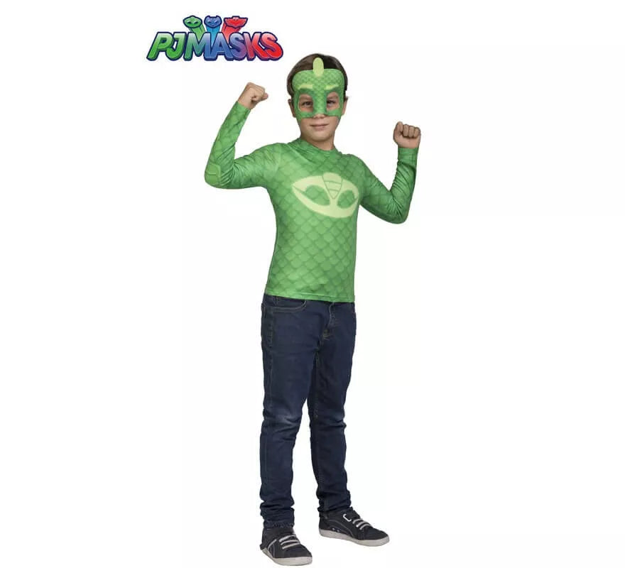 Translation missing: de.Disfraz de Gekko de PJ Masks para niño