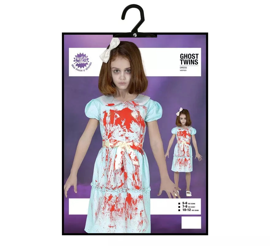 Translation missing: de.Disfraz de Gemela Fantasma para niña