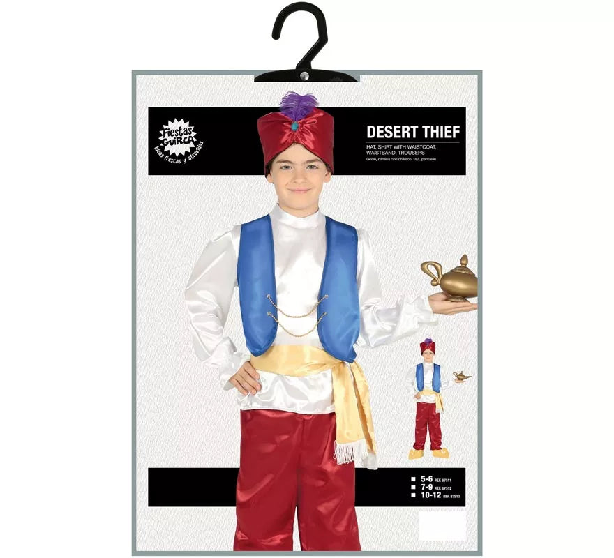 Translation missing: de.Disfraz de Genio de la Lámpara para niño