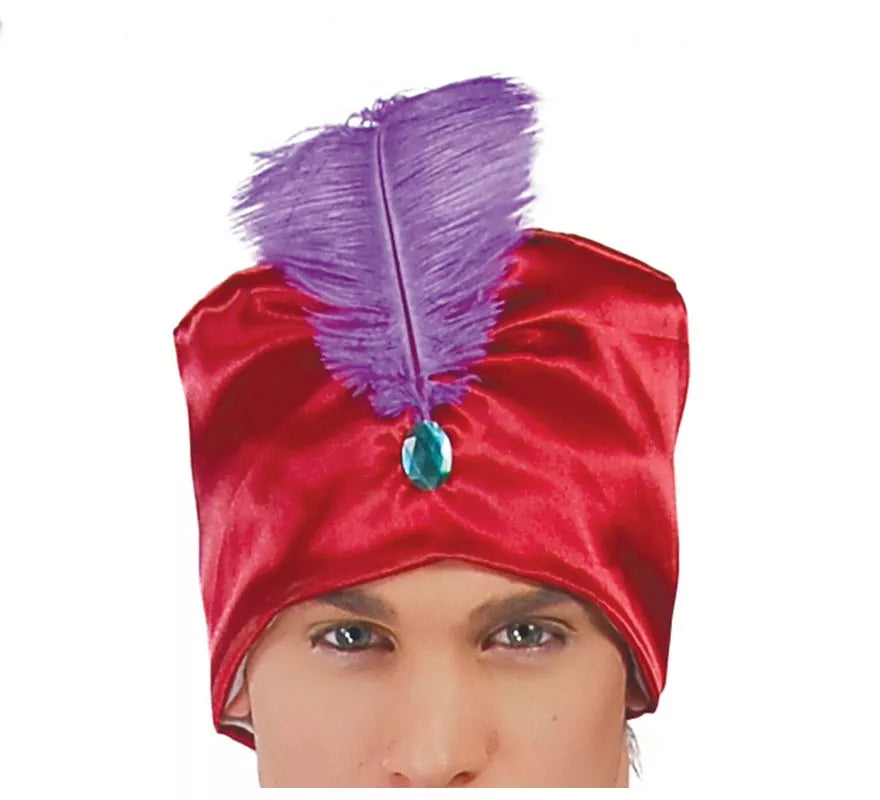 Disfraz de Genio granate para hombre