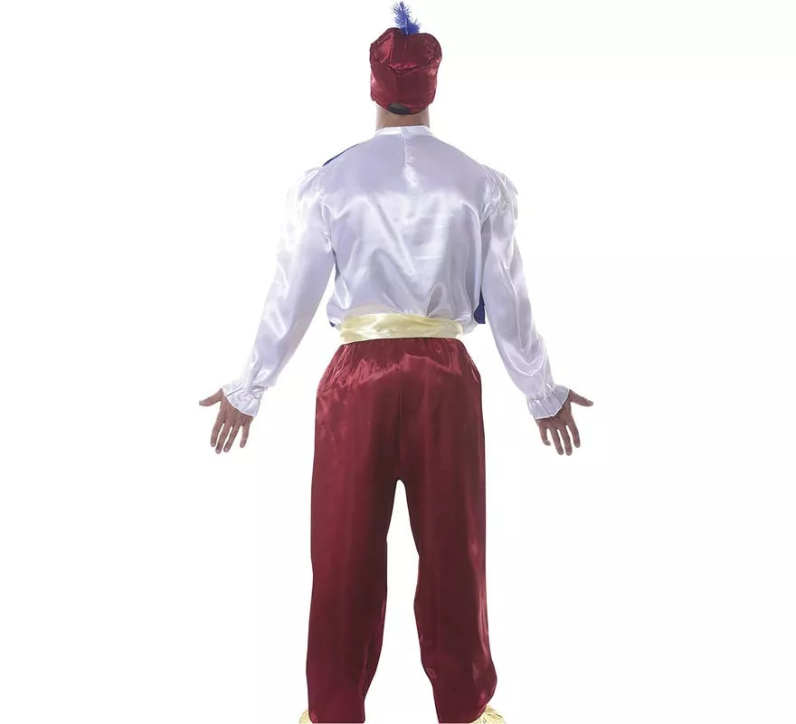 Translation missing: de.Disfraz de Genio granate para hombre