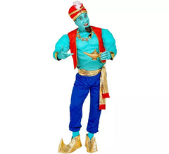 Blue Magic Genie-Kostüm für Herren