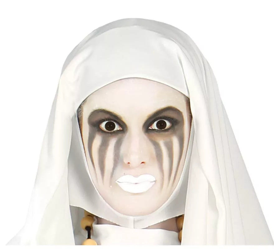 Translation missing: de.Disfraz de Ghost Monja blanca para mujer en Halloween