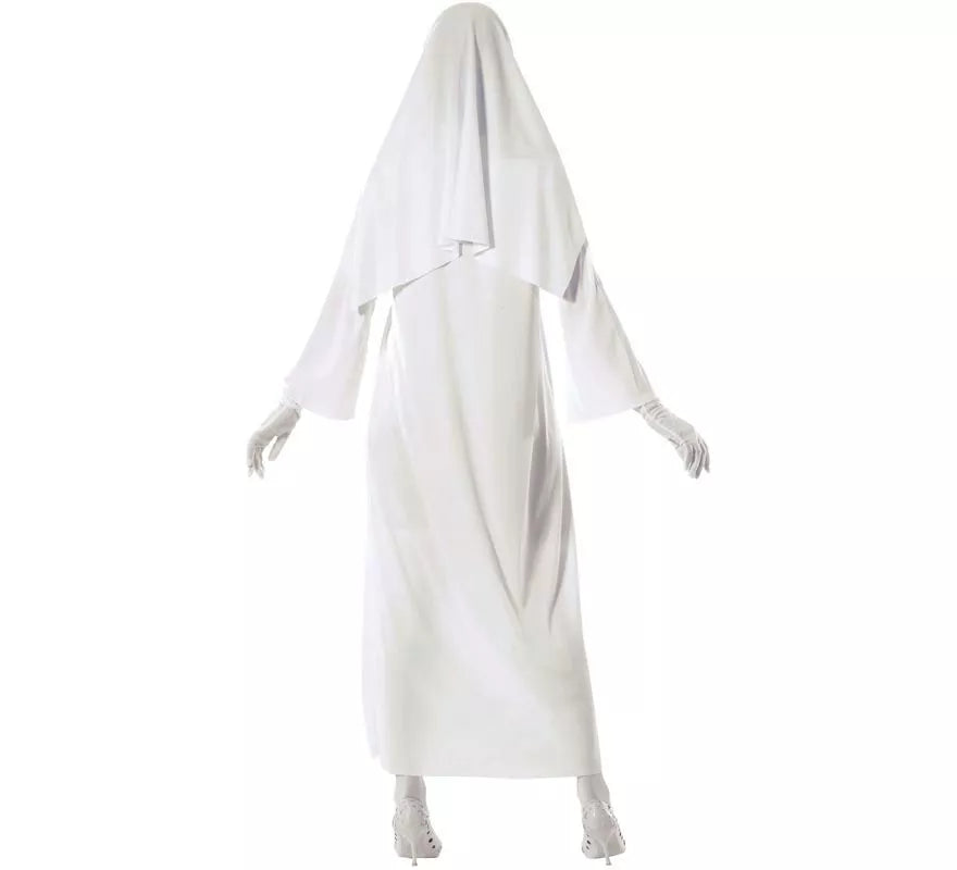 Translation missing: de.Disfraz de Ghost Monja blanca para mujer en Halloween