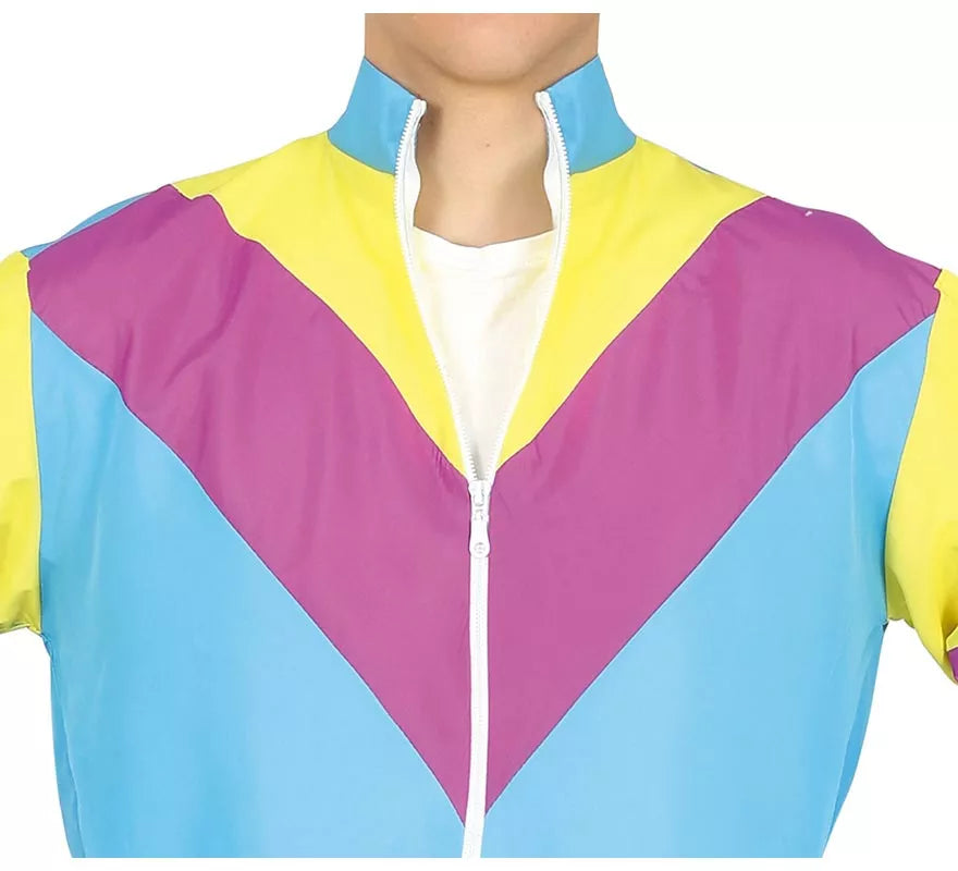 Disfraz de Gimnasta Chándal Azul para adolescente