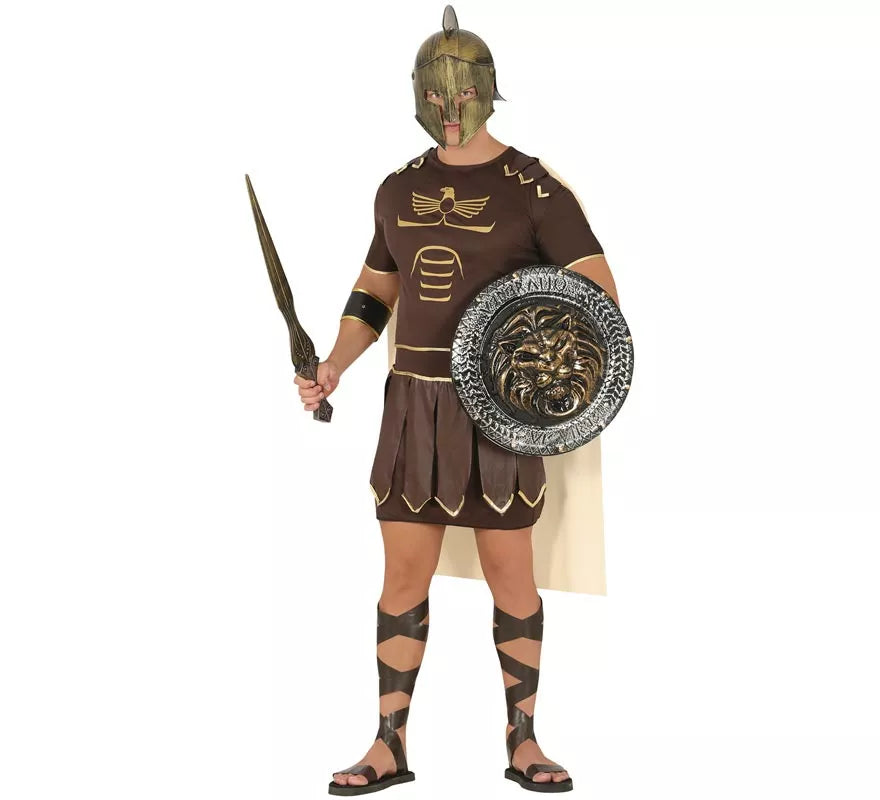 Disfraz de Gladius marrón para hombre
