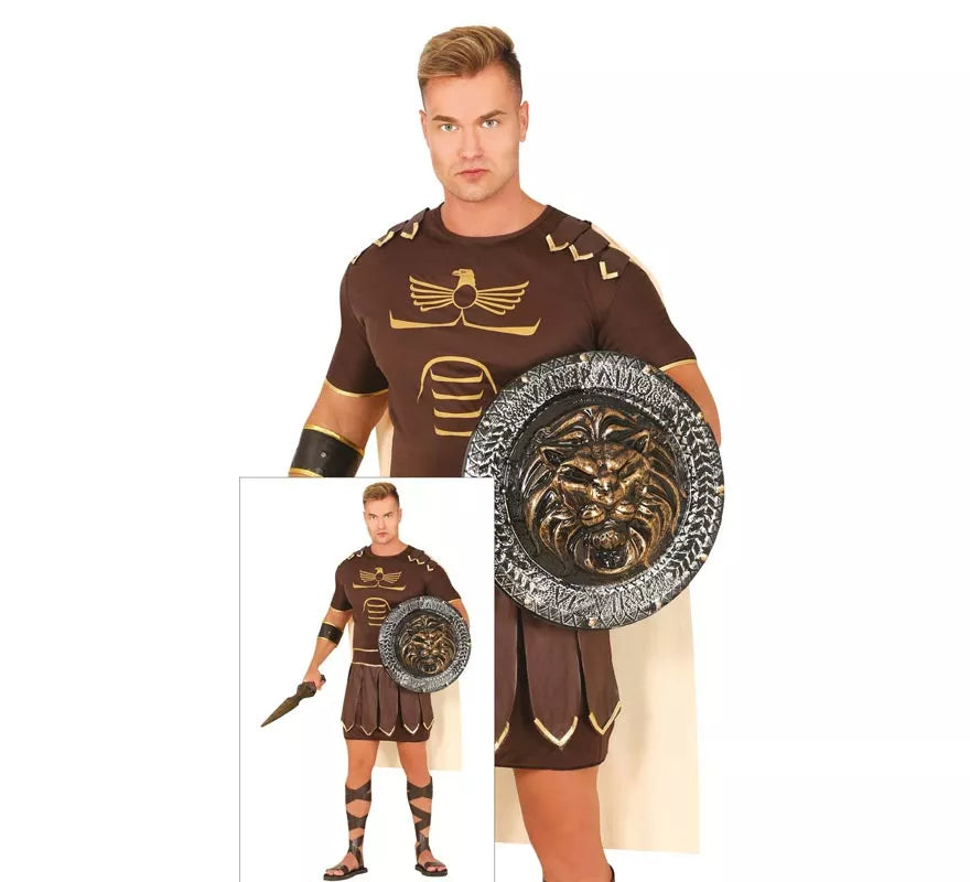 Translation missing: de.Disfraz de Gladius marrón para hombre
