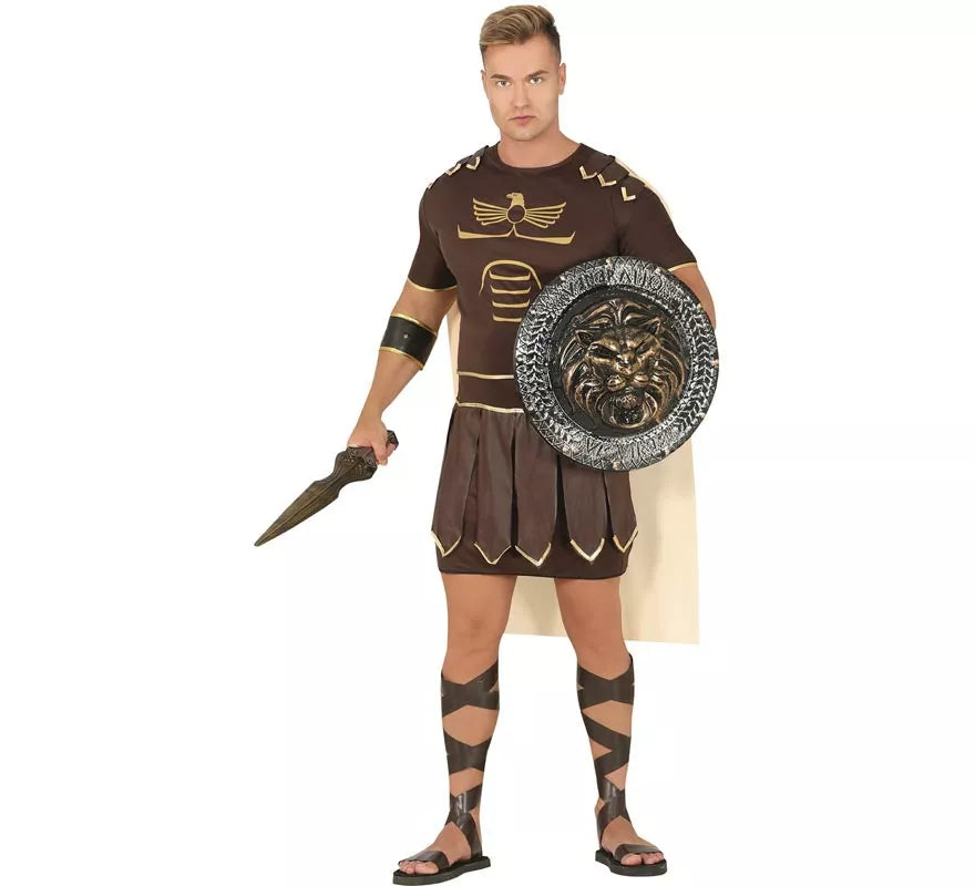 Translation missing: de.Disfraz de Gladius marrón para hombre