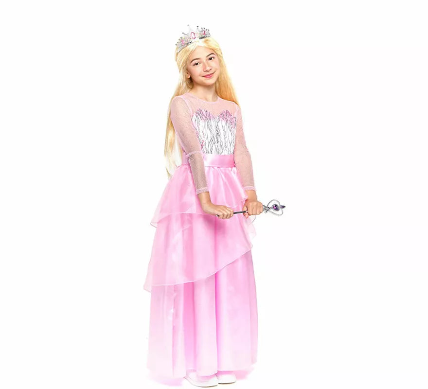 Translation missing: de.Disfraz de Glinda Bruja Buena del Norte de niña
