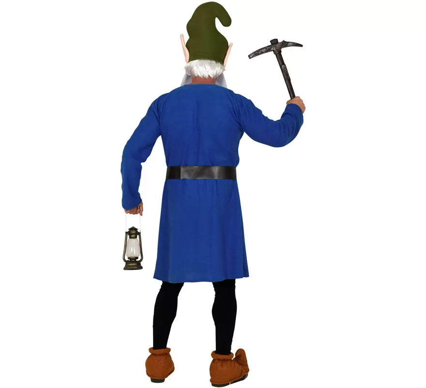 Translation missing: de.Disfraz de Gnomo Azul Trabajador para hombre
