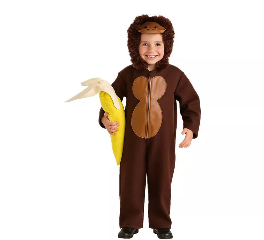 Translation missing: de.Disfraz de Gorila con Banana para niños