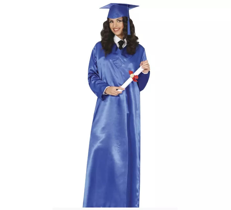Translation missing: de.Disfraz de Graduado azul adulto