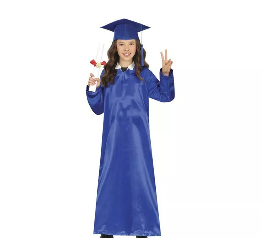 Translation missing: de.Disfraz de Graduado azul para niños