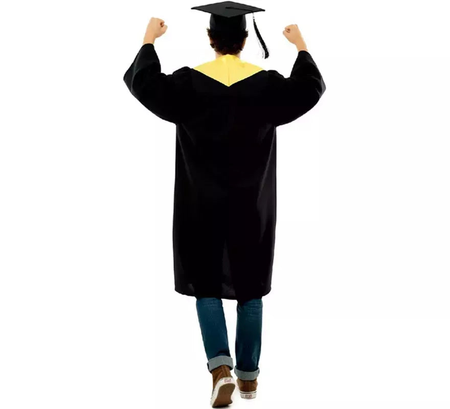 Translation missing: de.Disfraz de Graduado dorado para adultos