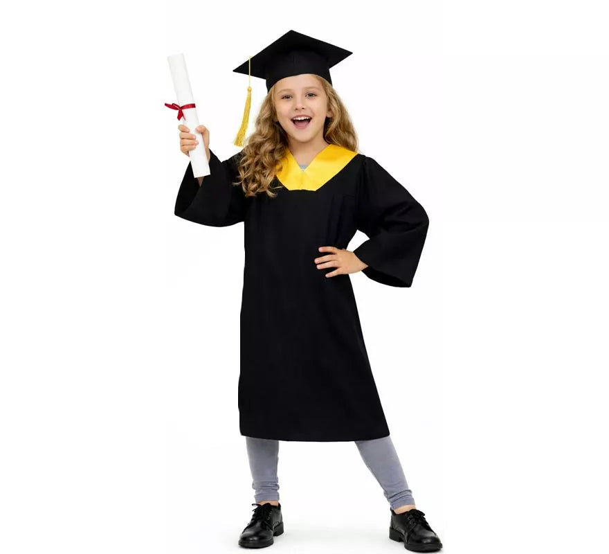 Translation missing: de.Disfraz de Graduado dorado para niños