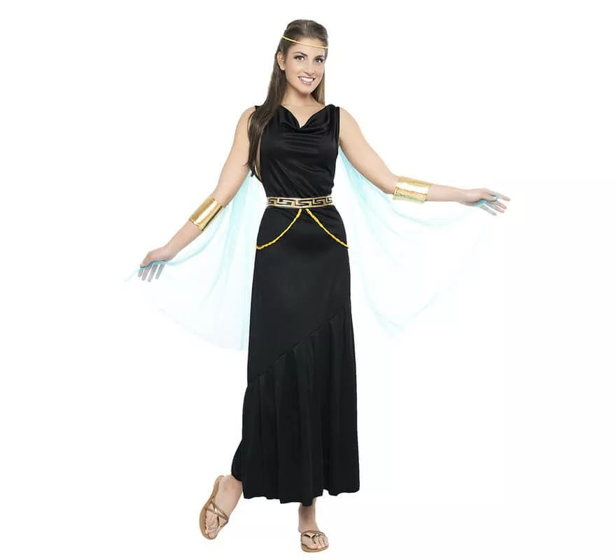 Disfraz de Griega Negra para mujer