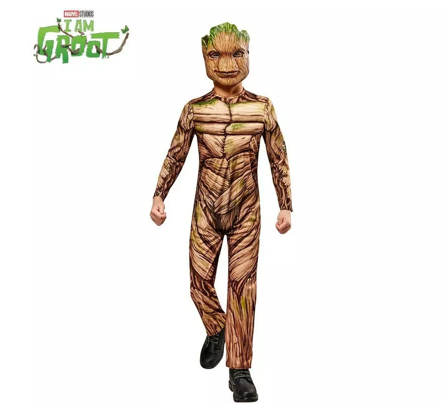 Translation missing: de.Disfraz de Groot Guardianes de la Galaxia musculoso deluxe para niño