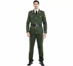 Grünes Guardia Civil-Kostüm für Herren