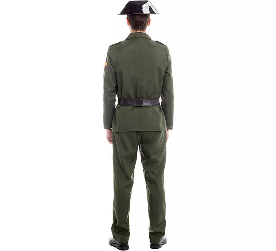Translation missing: de.Disfraz de Guardia Civil Verde para hombre