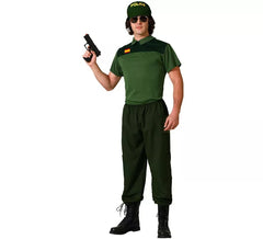 Grün-schwarzes Guardia Civil-Kostüm für Herren