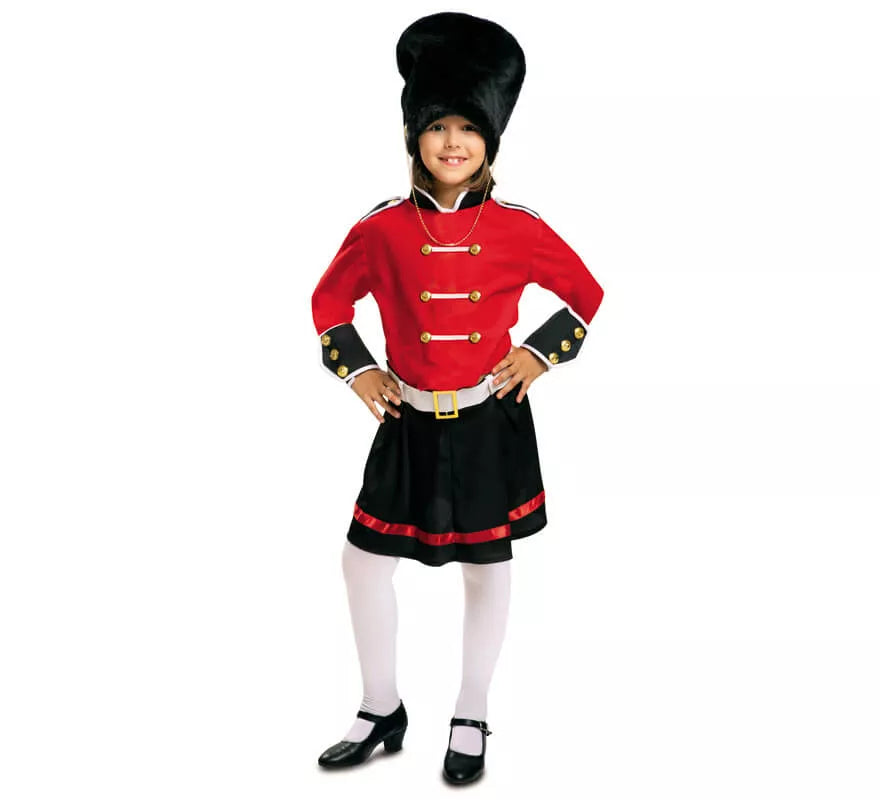 Translation missing: de.Disfraz de Guardia Inglesa para niña