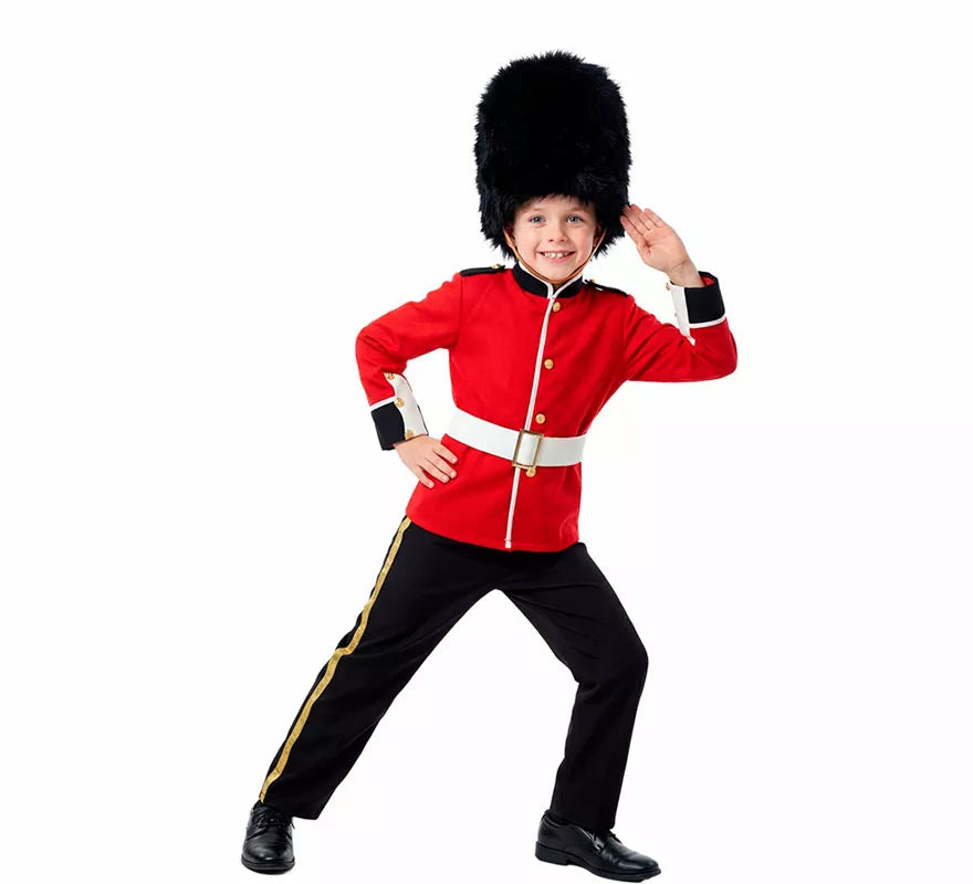 Translation missing: de.Disfraz de Guardia Real Inglés para niño