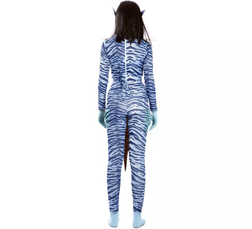 Translation missing: de.Disfraz de Guerrera Azul para mujer