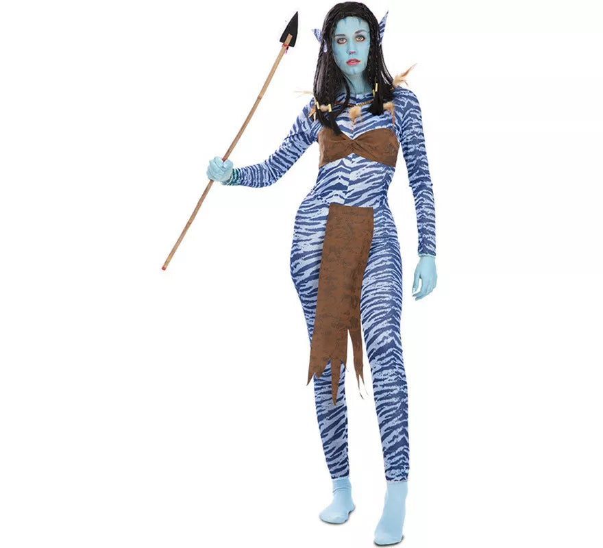 Translation missing: de.Disfraz de Guerrera Azul para mujer