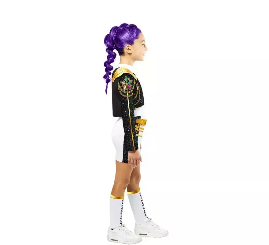 Translation missing: de.Disfraz de Guerrera K-Pop Rumi Golden para niña