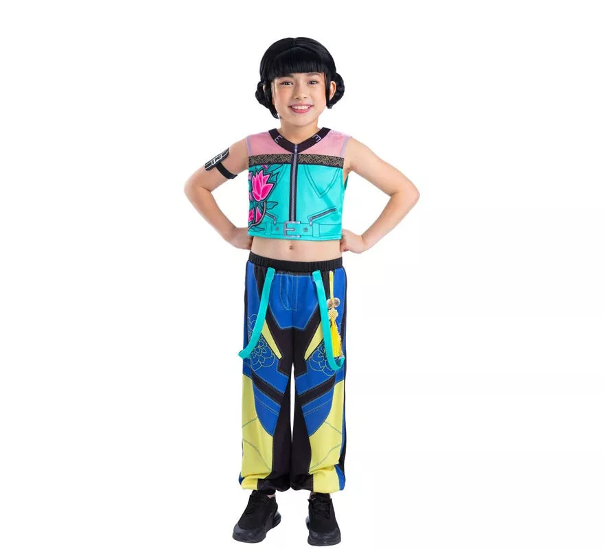Disfraz de Guerrera K-Pop Zoey Classic para niña