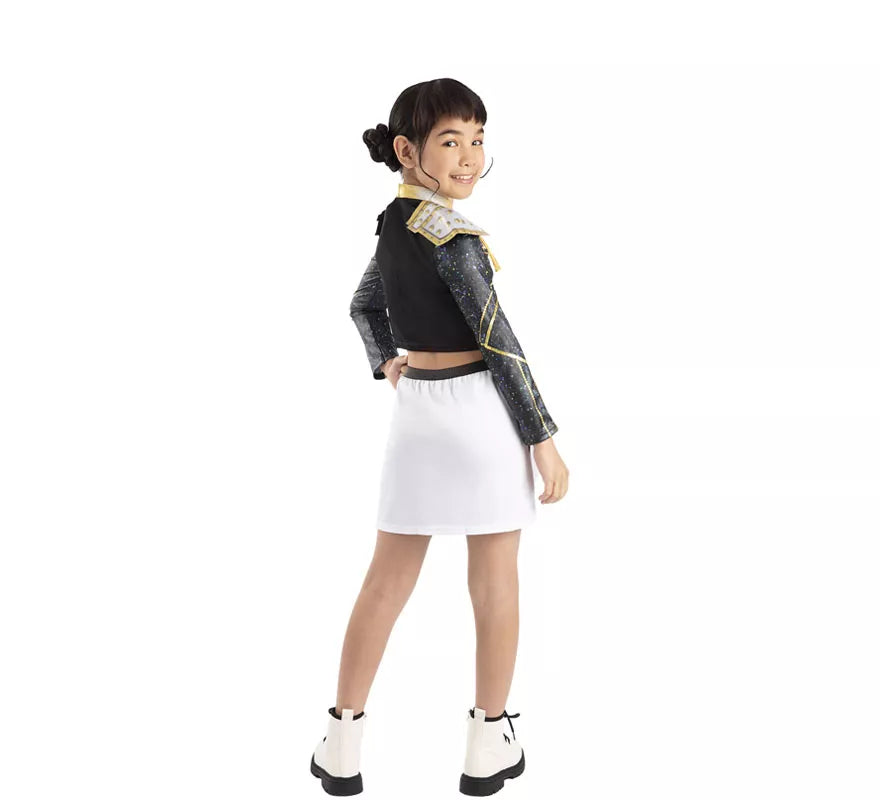 Disfraz de Guerrera K-Pop Zoey Golden para niña