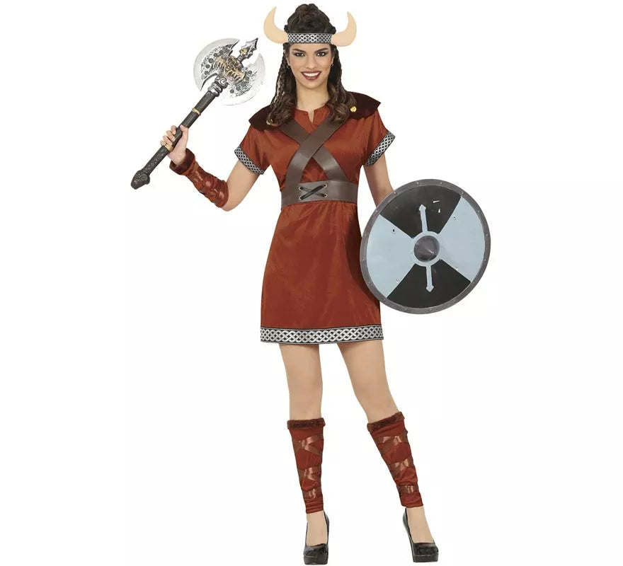 Translation missing: de.Disfraz de Guerrera Nórdica Vikinga para mujer