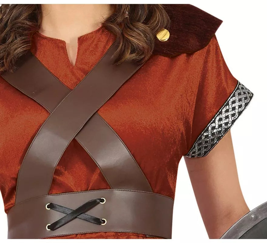 Disfraz de Guerrera Nórdica Vikinga para mujer