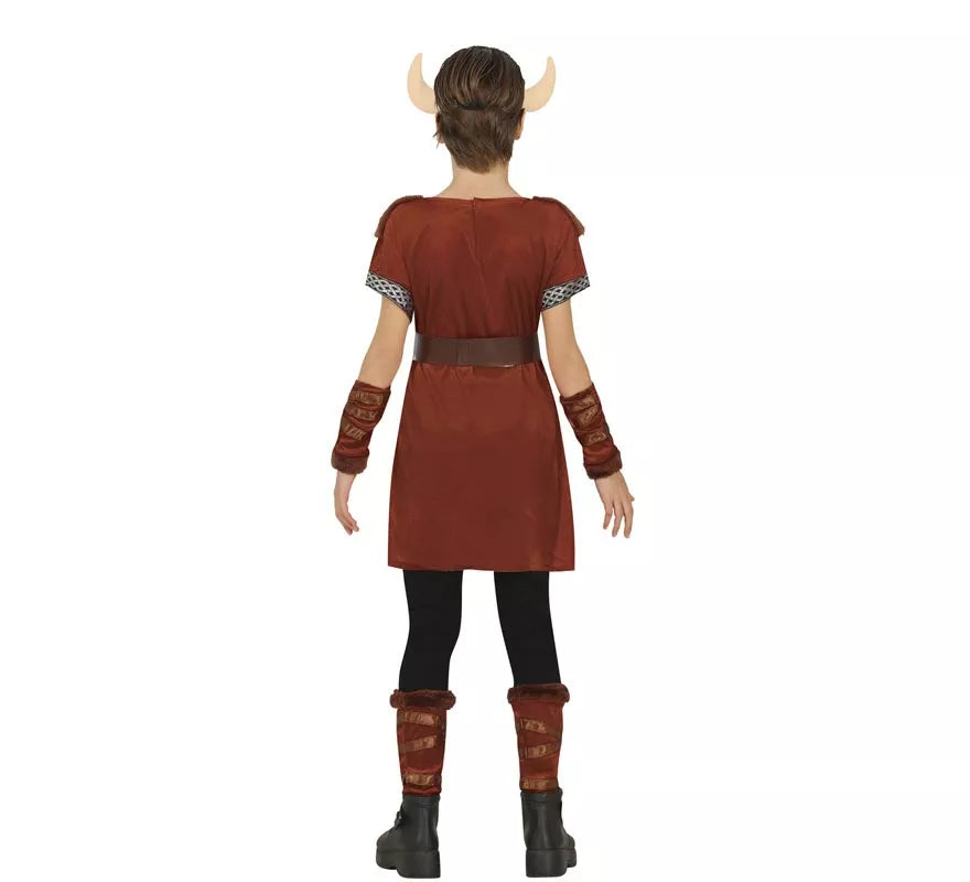 Translation missing: de.Disfraz de Guerrera Nórdica Vikinga para niña