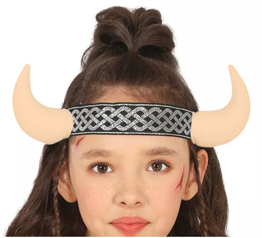 Translation missing: de.Disfraz de Guerrera Nórdica Vikinga para niña
