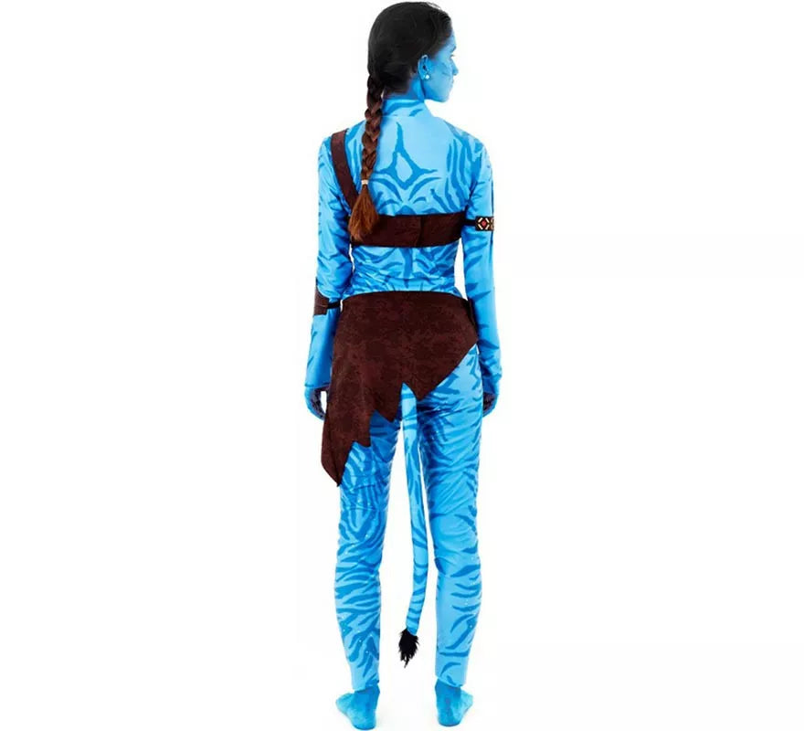 Translation missing: de.Disfraz de Guerrera Tribal azul para mujer