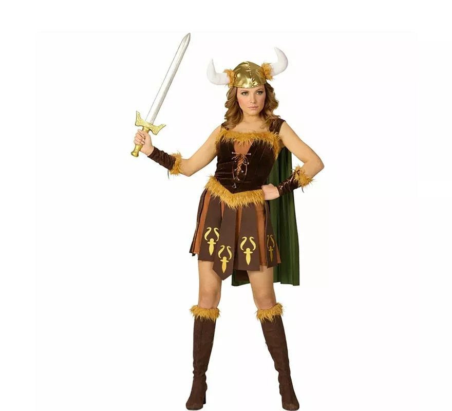 Translation missing: de.Disfraz de Guerrera Vikinga para mujer