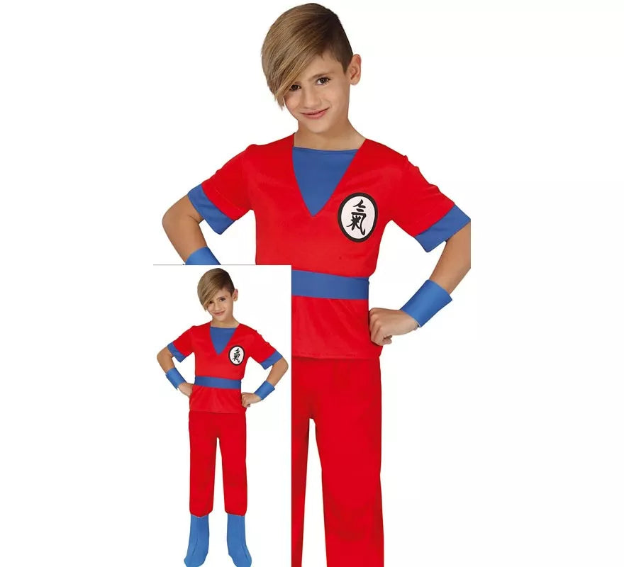 Translation missing: de.Disfraz de guerrero espacial rojo para niños