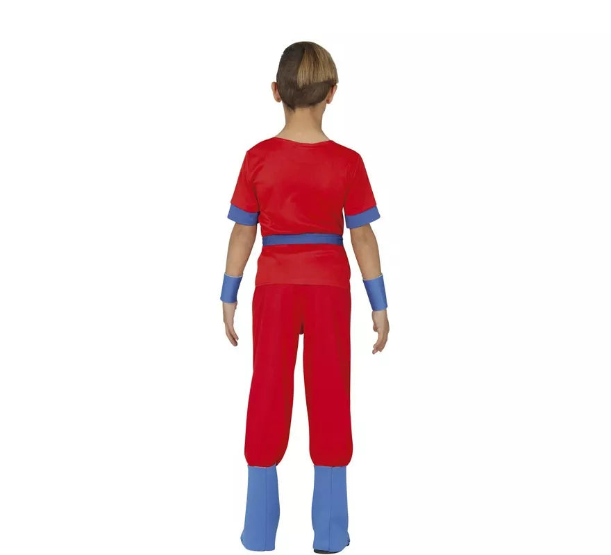 Disfraz de guerrero espacial rojo para niños