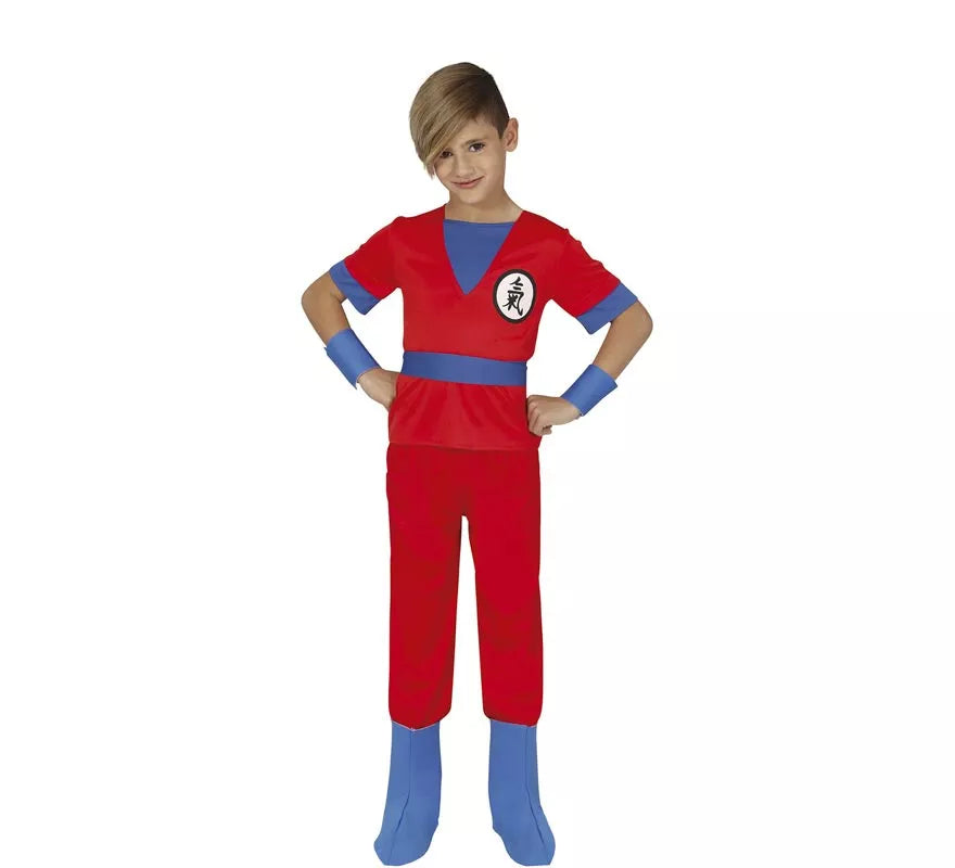 Translation missing: de.Disfraz de guerrero espacial rojo para niños