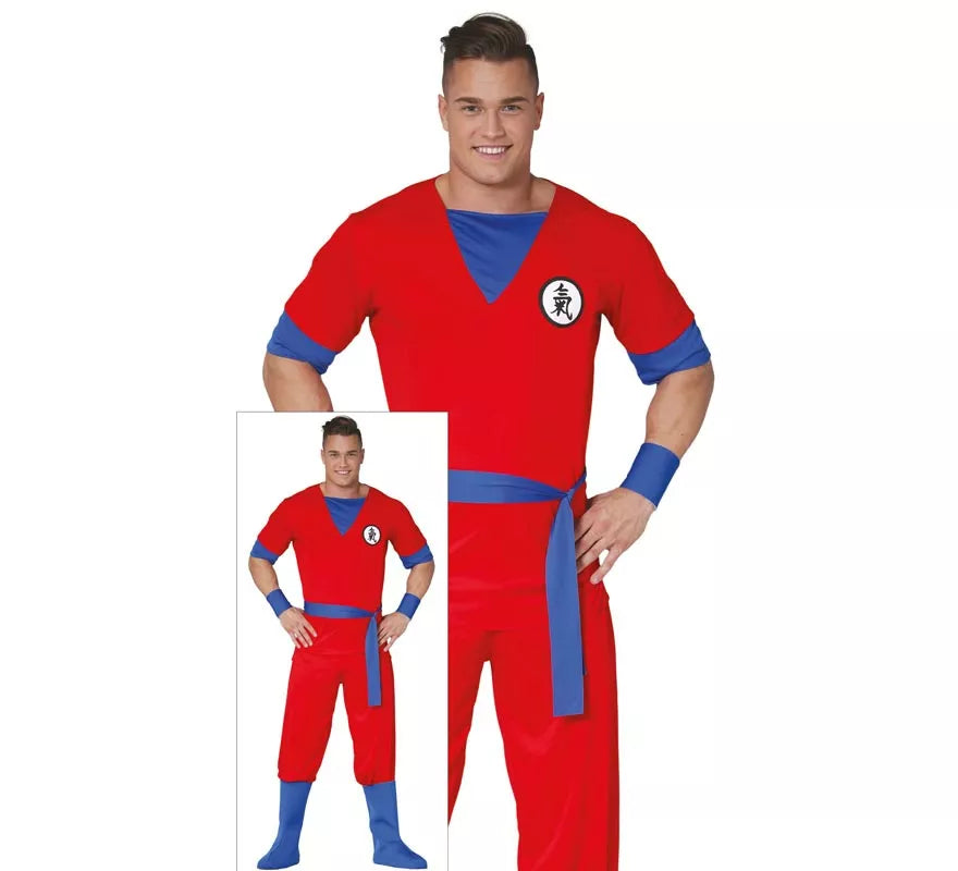 Translation missing: de.Disfraz de Guerrero Luchador para hombre adulto