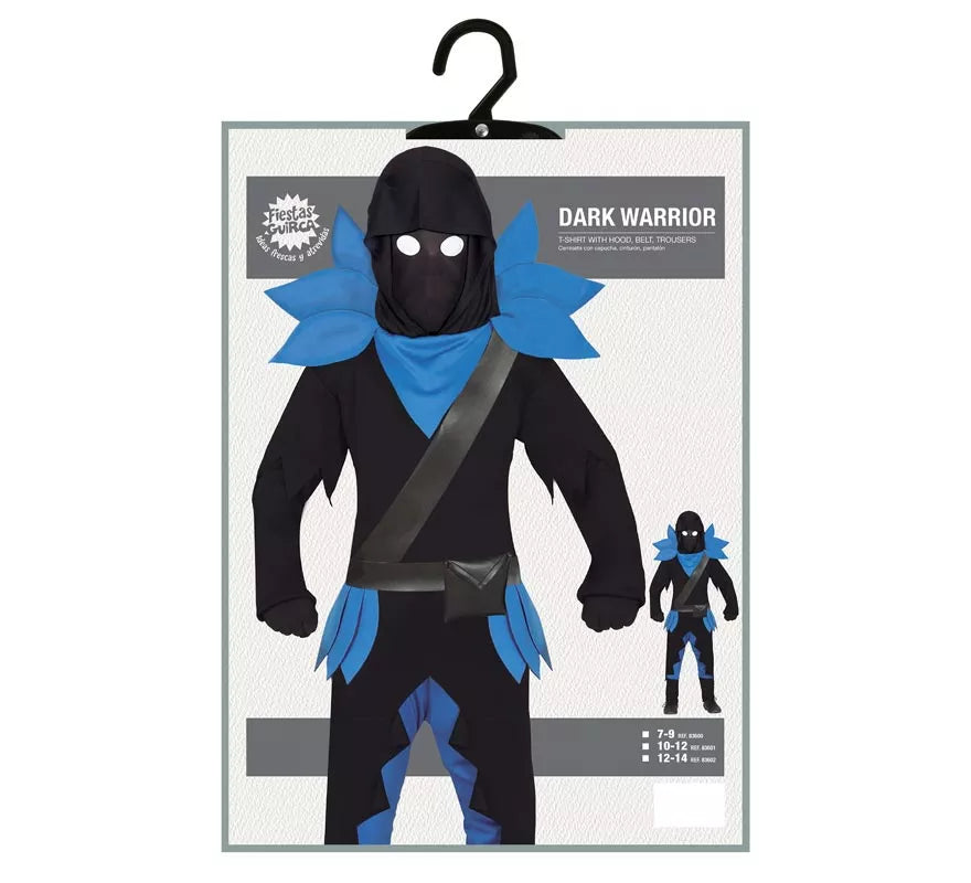 Translation missing: de.Disfraz de Guerrero Ninja Oscuro para niños y adolescentes