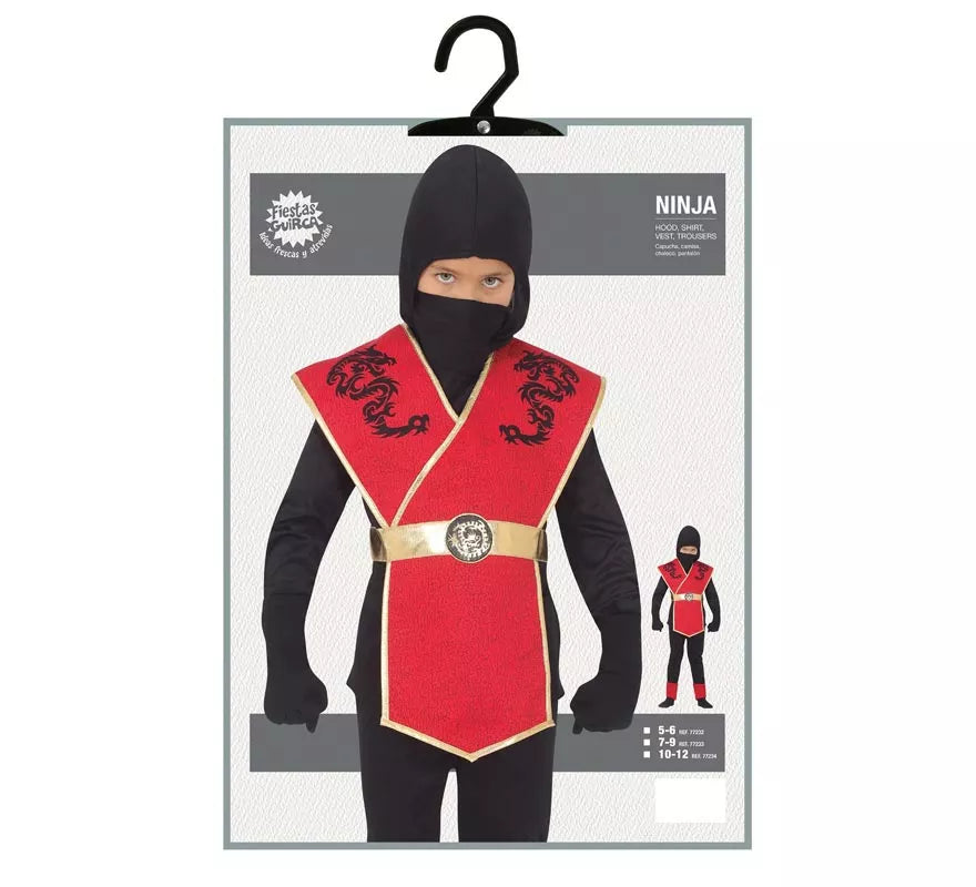 Translation missing: de.Disfraz de Guerrero Ninja para niños