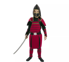 Rotes Samurai-Kriegerkostüm für Jungen