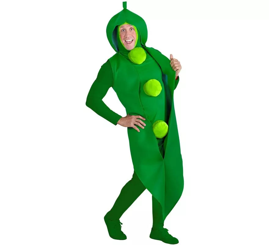Translation missing: de.Disfraz de Guisante entero para adulto