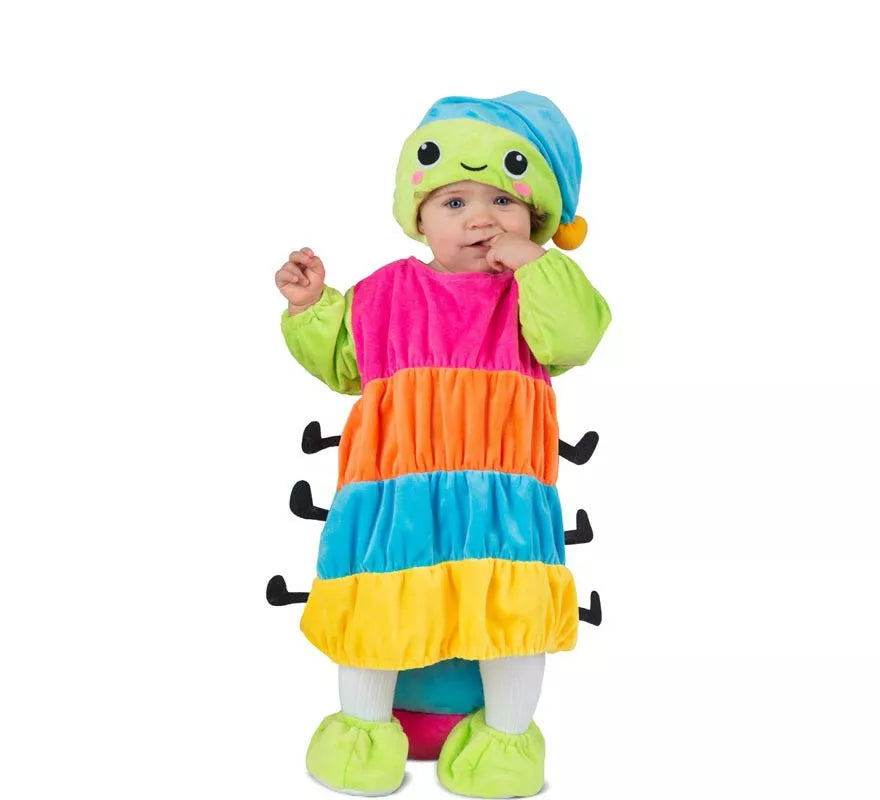 Translation missing: de.Disfraz de Gusanito con gorro luminoso para bebé y niños
