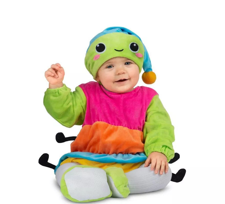 Translation missing: de.Disfraz de Gusanito con gorro luminoso para bebé y niños